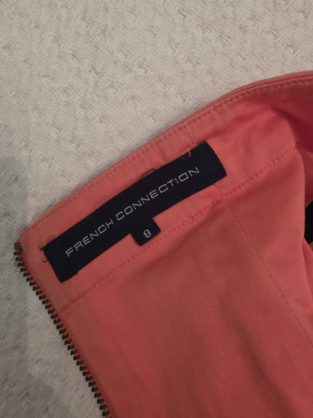 French Connection Strapless Coral Dress - Picture 6 of 8